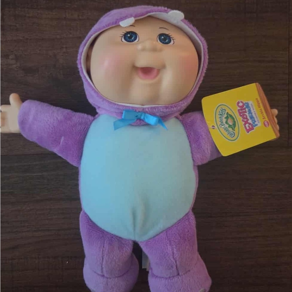 Purple and Blue Plush Doll